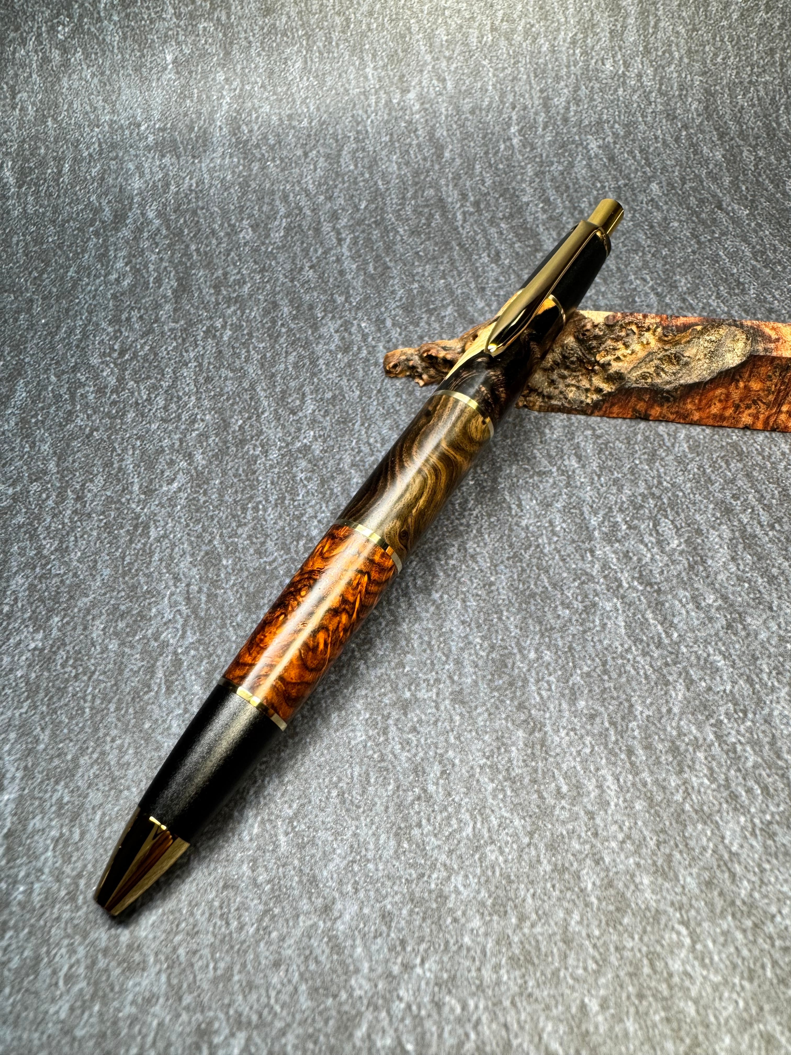 あけぼの工房 欅 ケヤキ真鍮シャープペンシル0.5mm 野原工芸欅シャープ