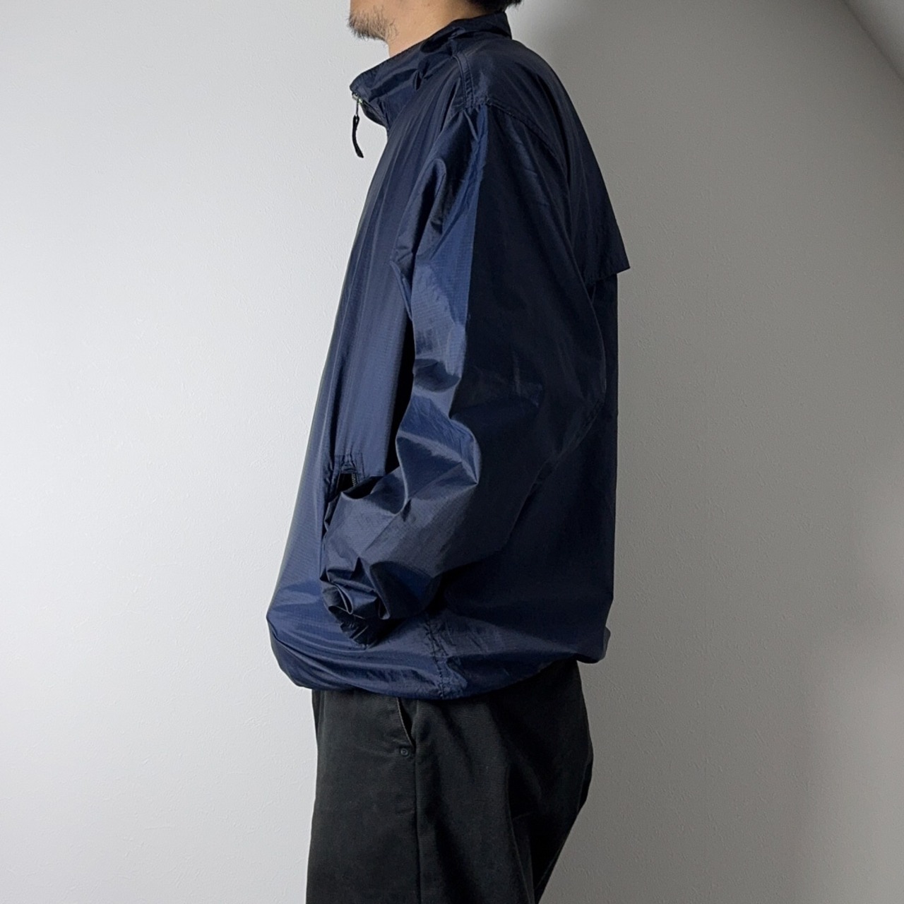 00s OLD GAP nylon jacket NAVY XL 古着 - 20