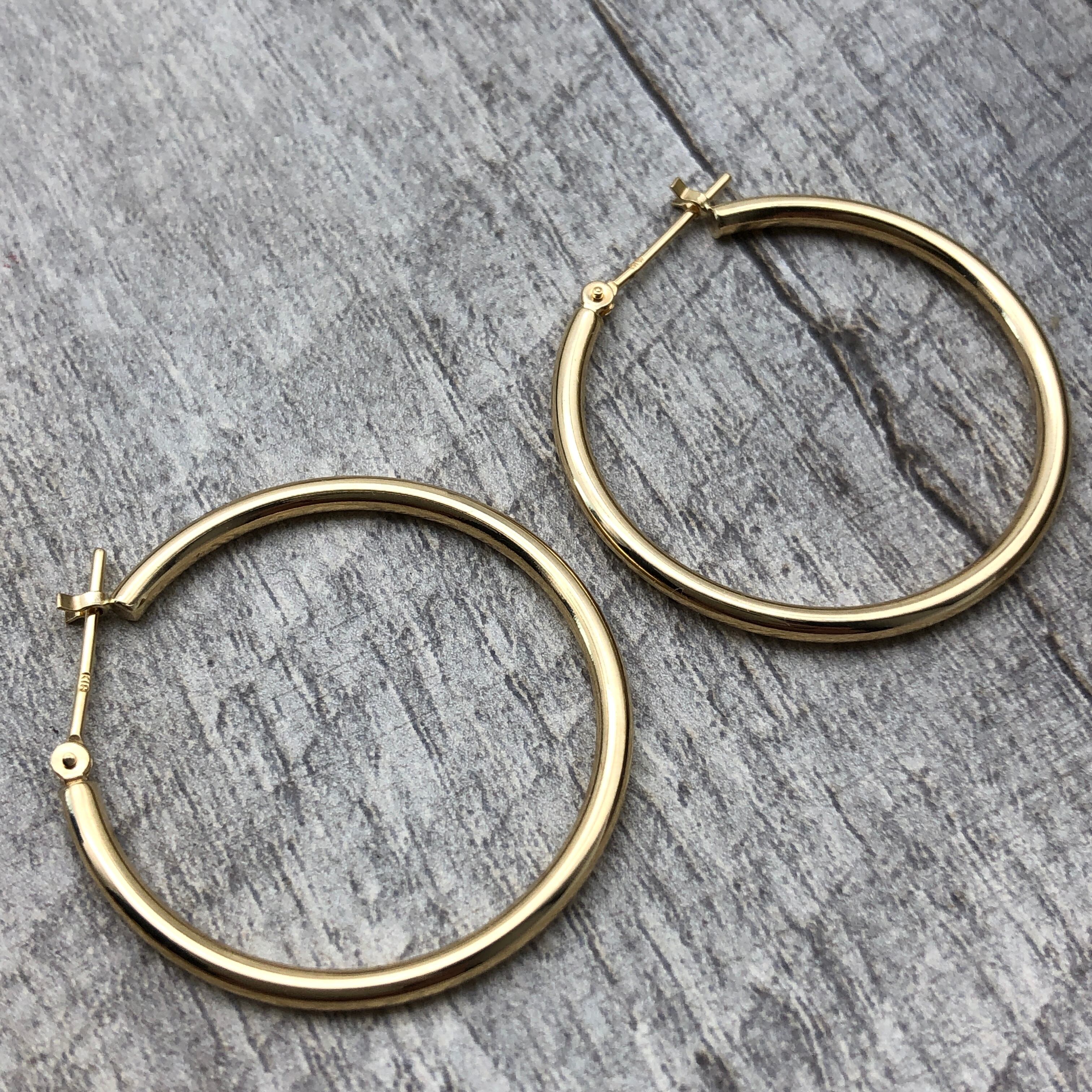 フープピアス K18 ピアス リング レディース ゴールド Masaco Vintage マサコ ヴィンテージ 腕時計やアクセサリーのお店