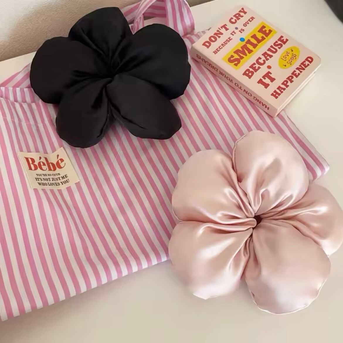 ビッグフラワーシュシュ