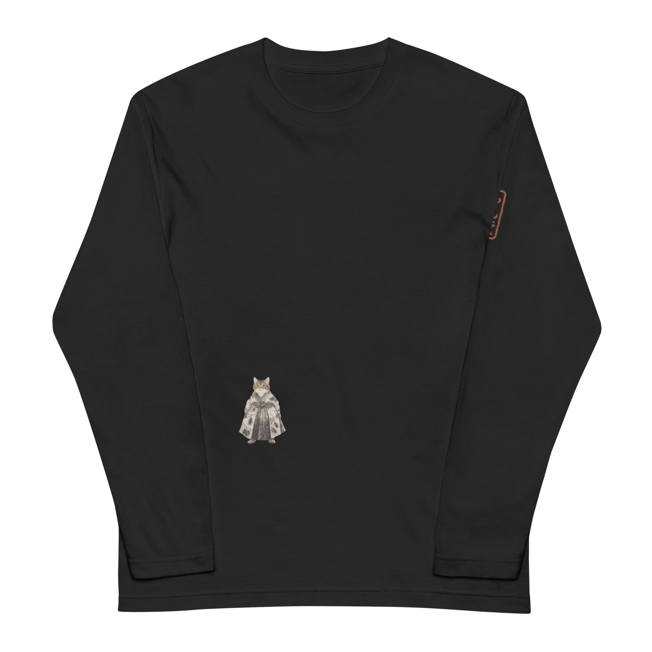 「松韻の猫影」長袖Tシャツ / "Shoin no Nekokage" Long Sleeve T-Shirt" Long Sleeve T-Shirt