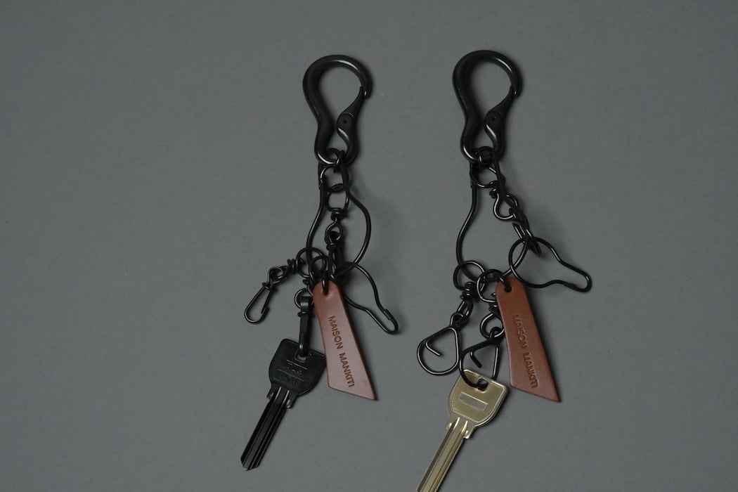 NEW DARUMA KEY RING □ブラック□ ＿ダルマキーリング＿