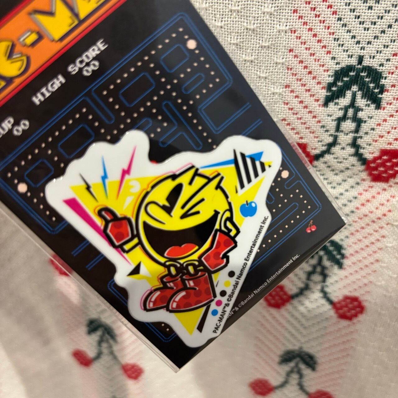 パックマン PAC-MAN ダイカットステッカー ST01