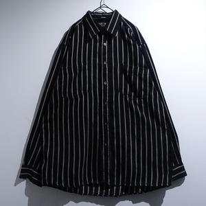 EURO Black Woven Stripe Design Shirt