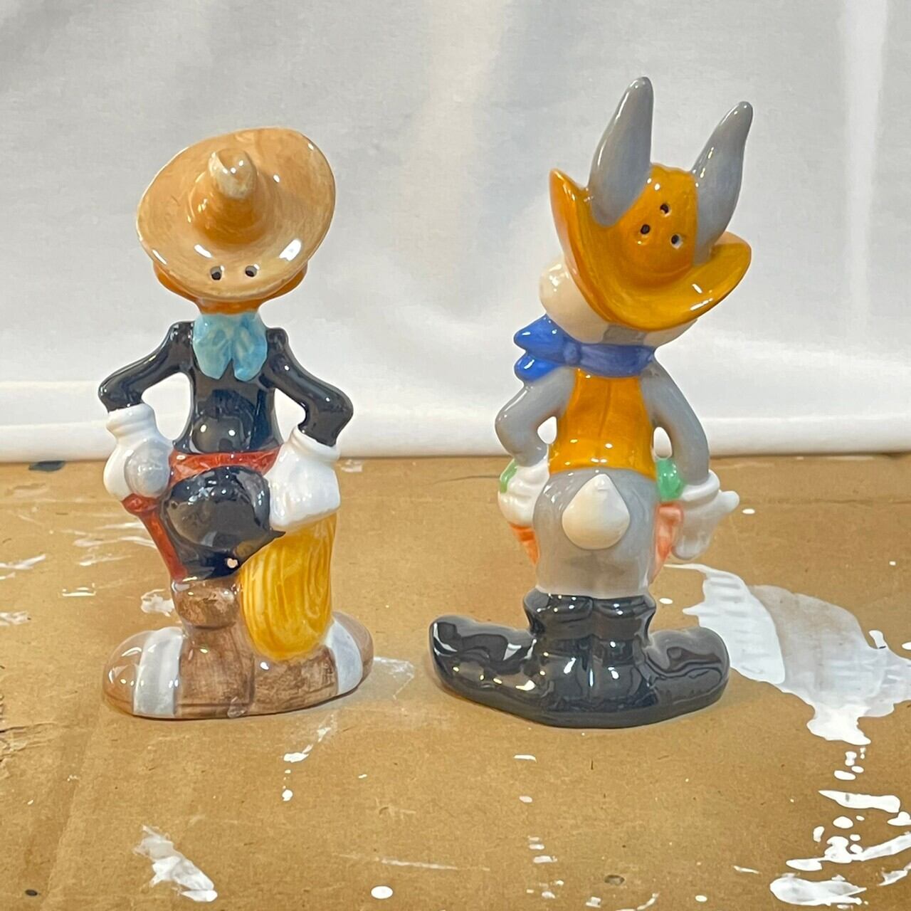 ルーニーテューンズ ソルト&ペッパー 置物 陶器 アメトイ フィギュア