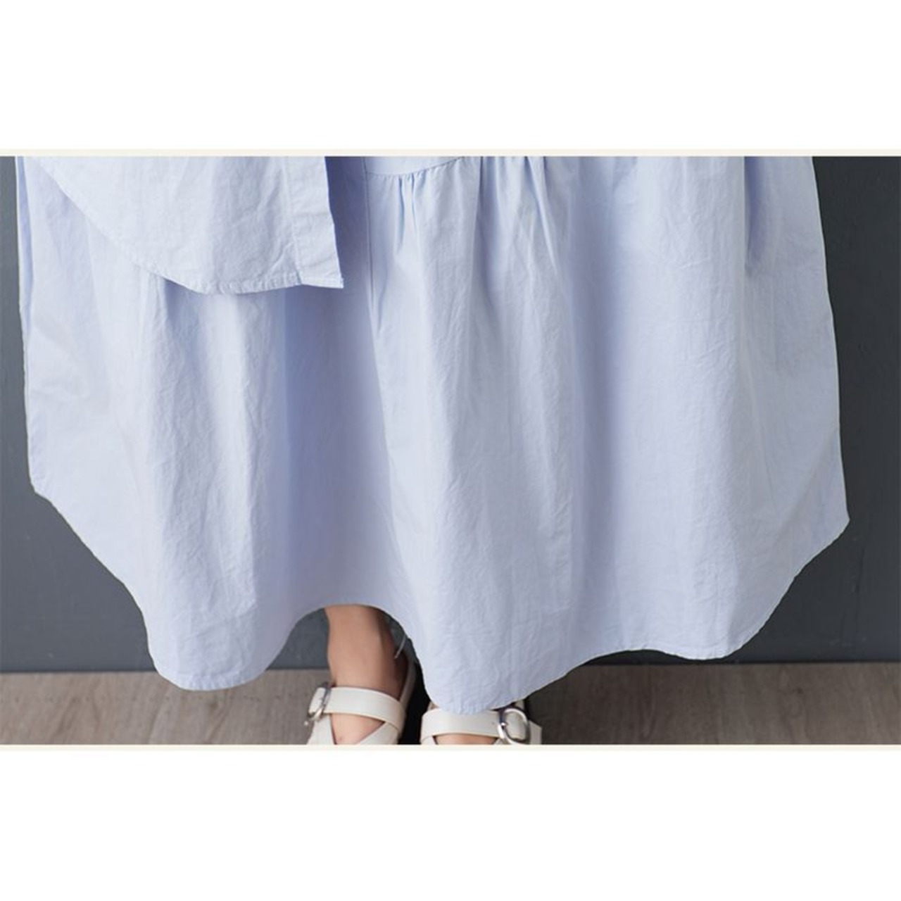 アシンメトリー レイヤード風 ワンピース  30172