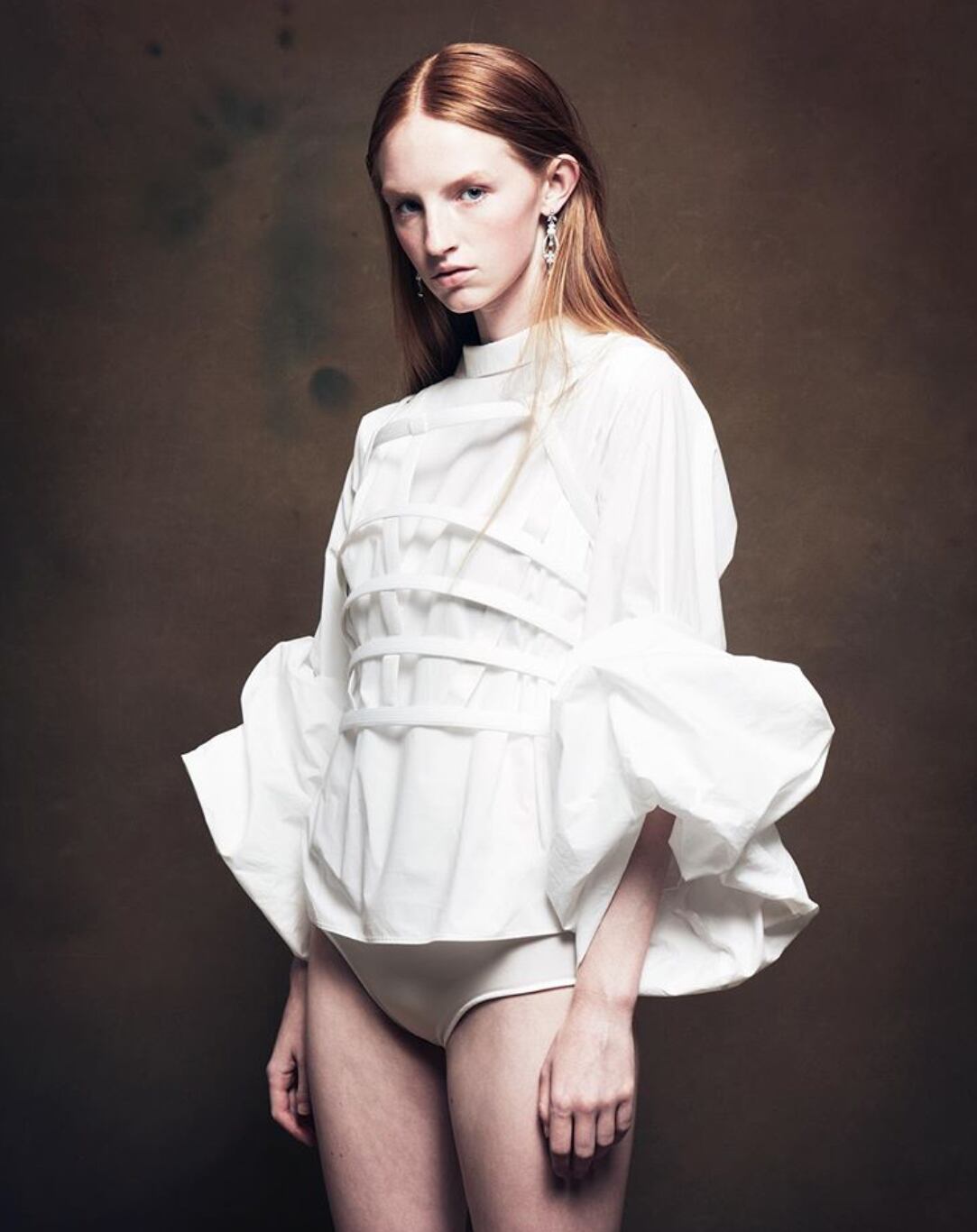 極美品　Chika Kisada 24ss ボリュームスリーブ　シャツ　タック Chika Kisada ボリュームスリーブブラウス | AAR