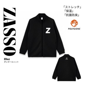 ZASSO ジップアップスウェット