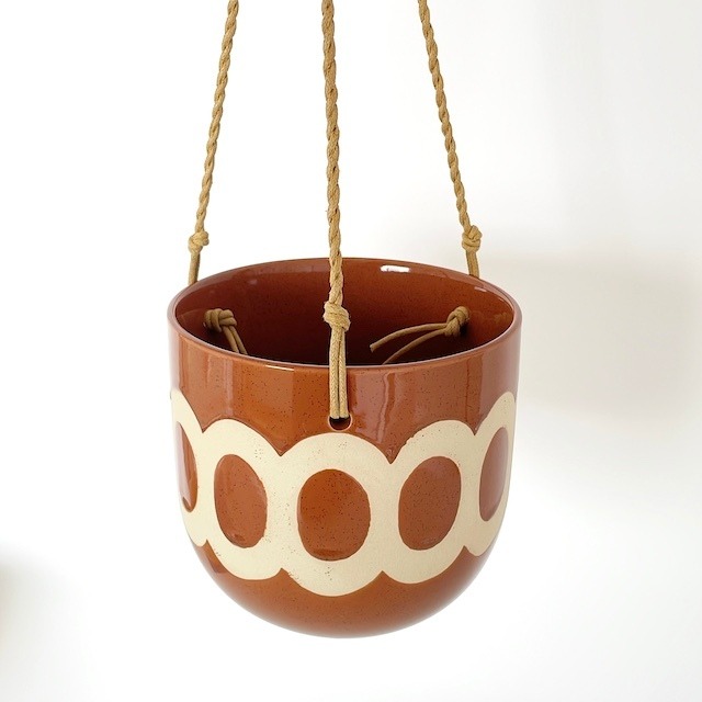 ceramic pot FARM "Lada Hanging13C " 吊り 鉢カバー 底穴なし