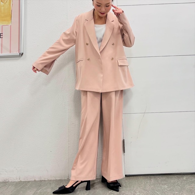 ロージー  Rosiee 袖スリットダブルジャケット