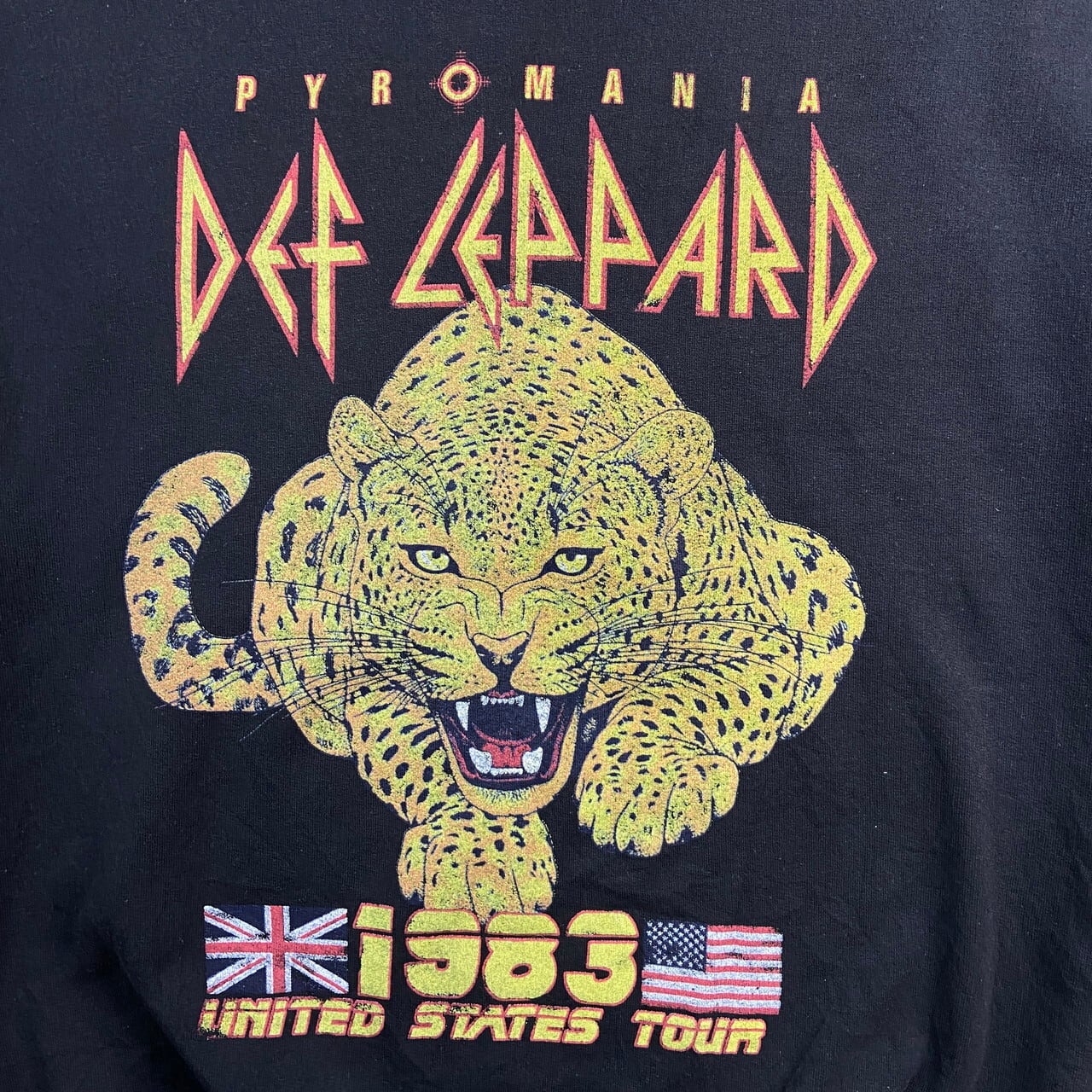 DEF LEPPARD デフレパード バンドプリント スウェットシャツ メンズM