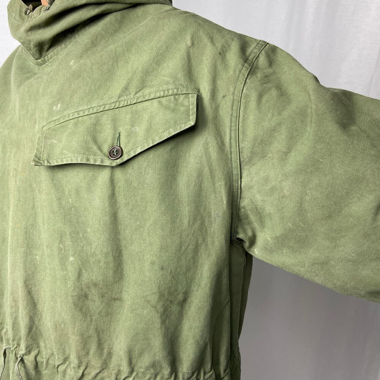 50年代 フランス軍 アノラックパーカー メンズXL-2XL相当 古着 ユーロ