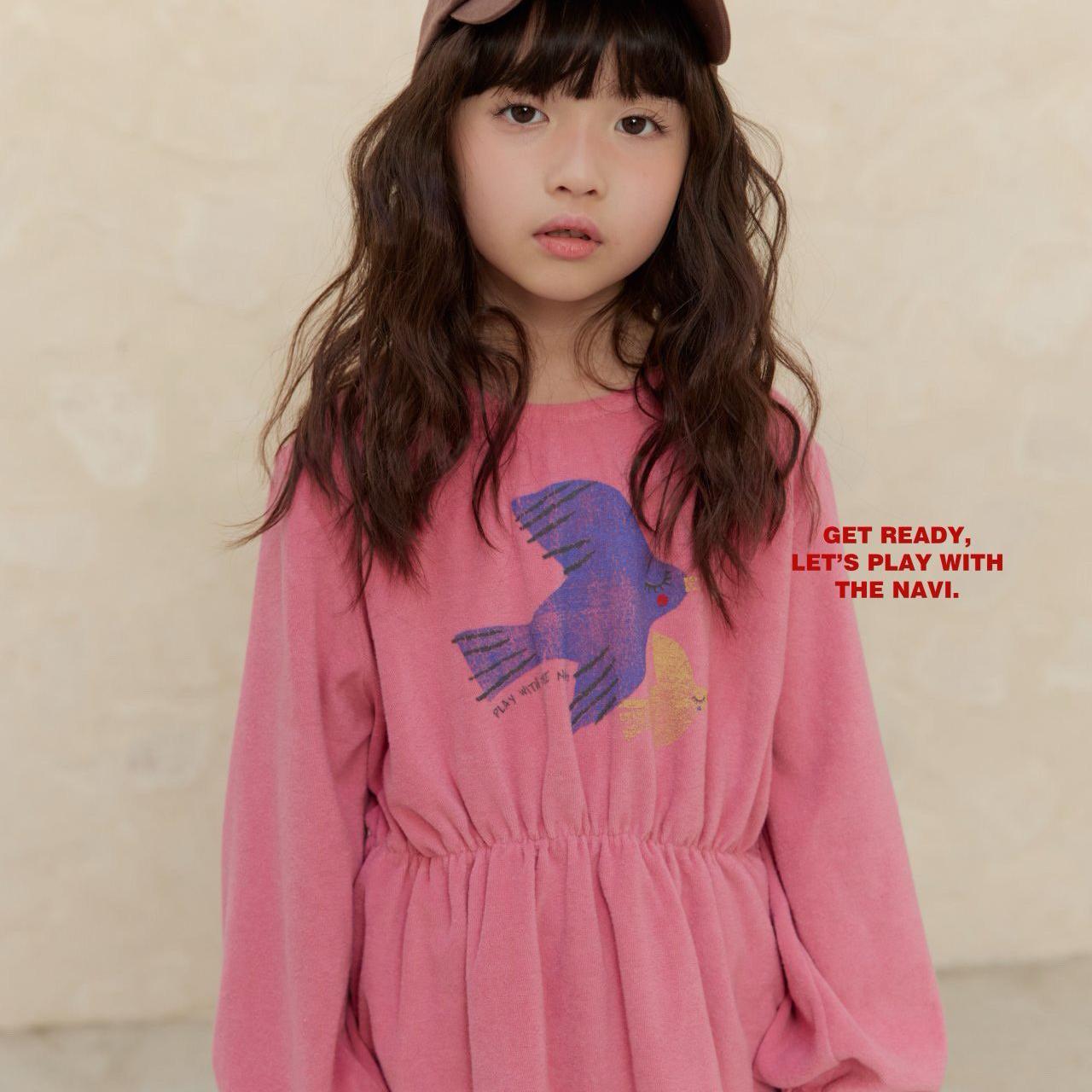 «予約»«ジュニアサイズあり»«navi» ピーチトップス 2colors