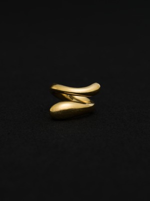 Elongated Teardrop Ring