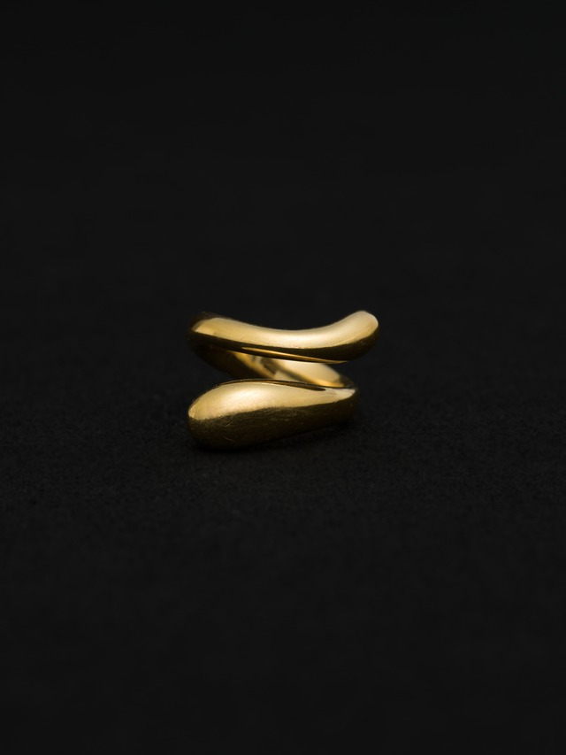 Elongated Teardrop Ring