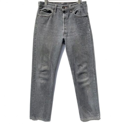 Levis 501-0658 Made in USA [1980s] Vintage Black Denim Pants W-32 L-32