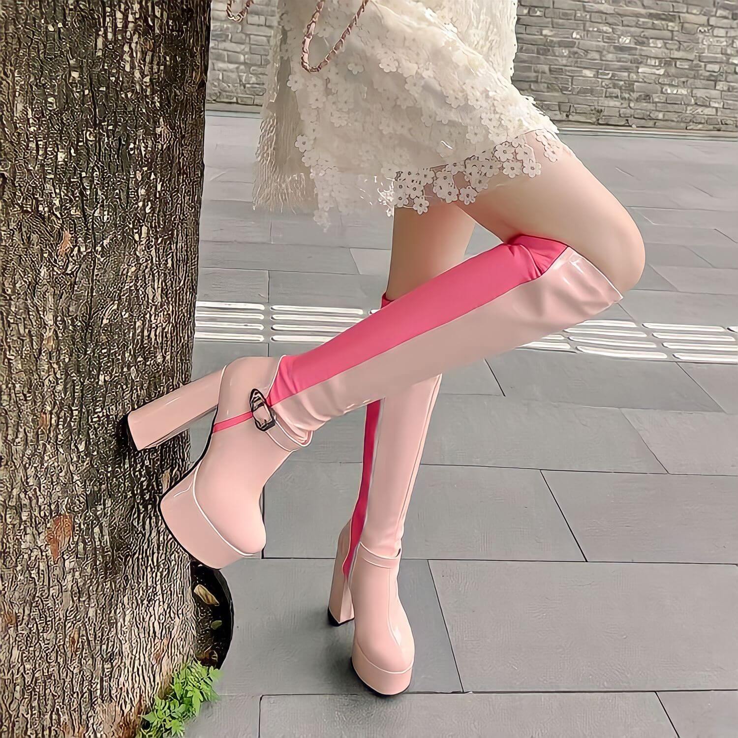 rin、厚底 ロングブーツ 96912705a7c1dbe4e80c6c65847c9a