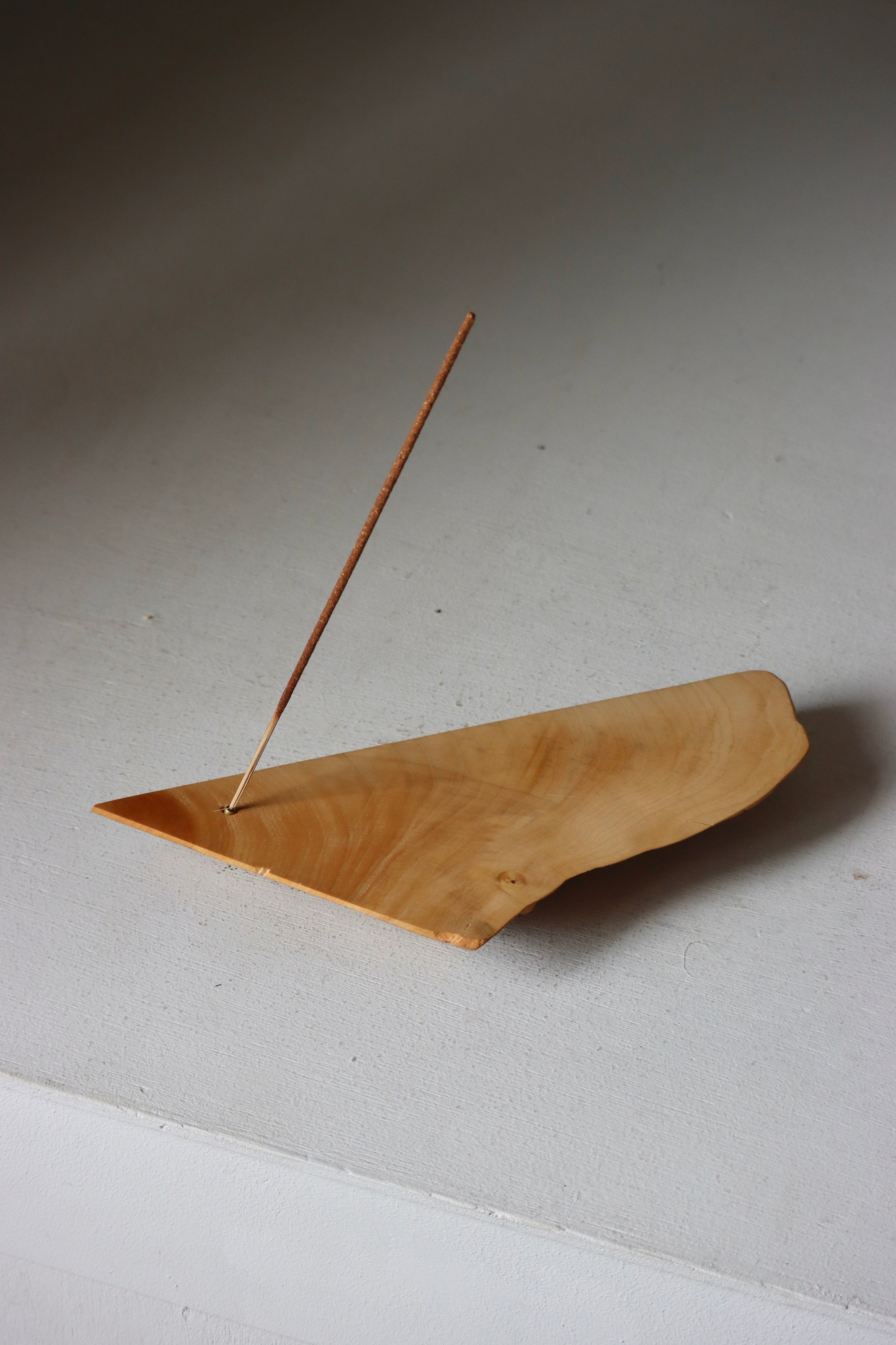 一枚板お香立て 銀杏 #144