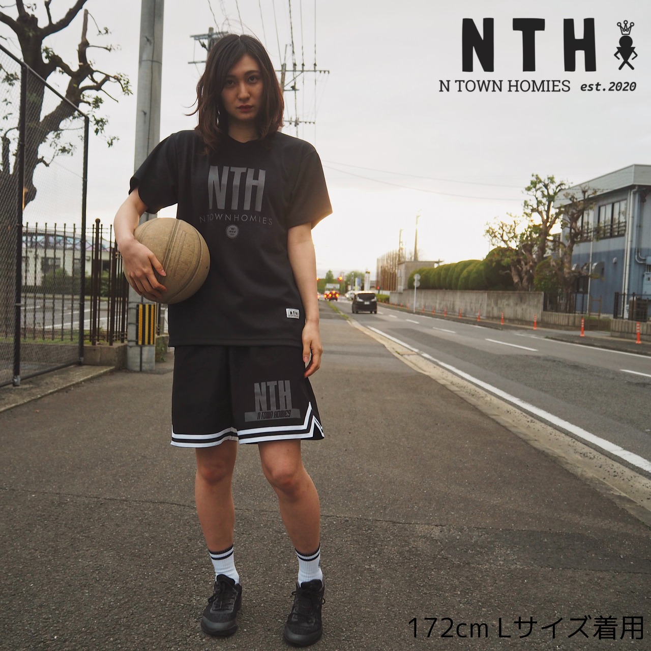 “PRACTICE PANTS(NTH)” color Black×Darkgray - 5