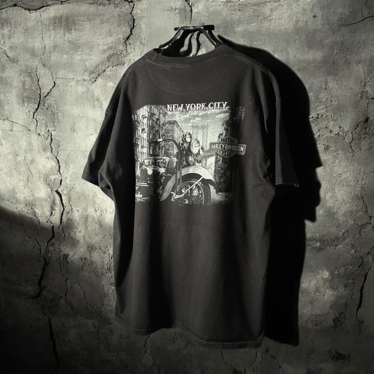 Harley-Davidson NEW YORK CITY グラフィックTシャツ　黒　XL