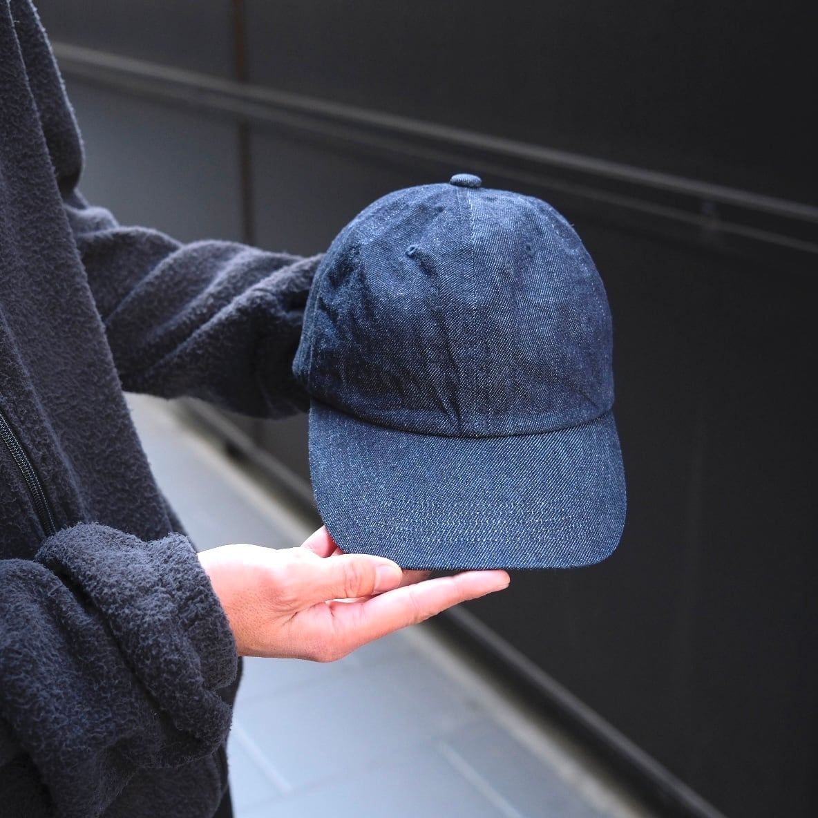 Sans limite(サンリミット) / 別注10oz デニム6パネルキャップ-indigo