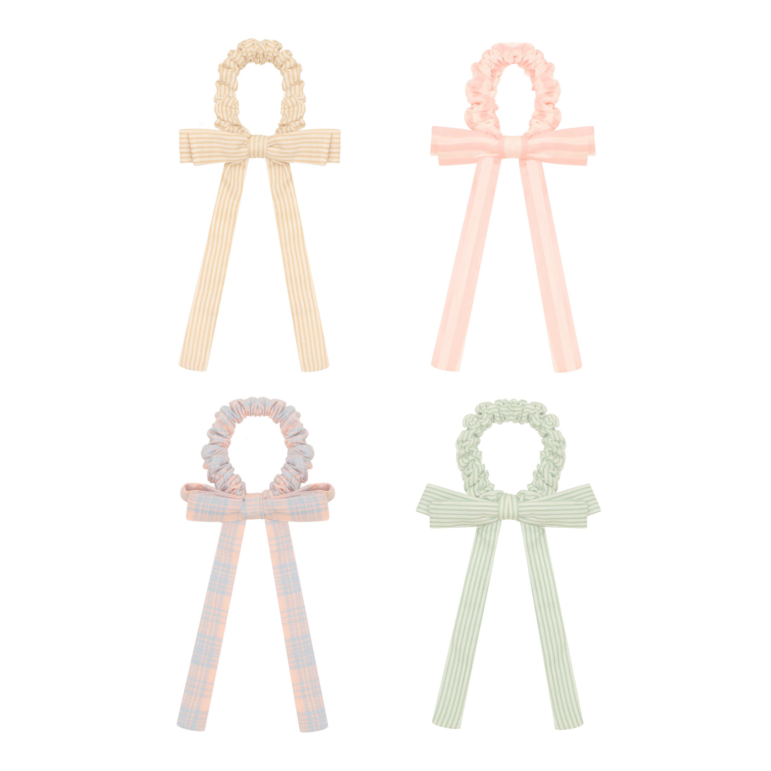 SUMMER STRIPES BOW SCRUNCHIES_162057 38