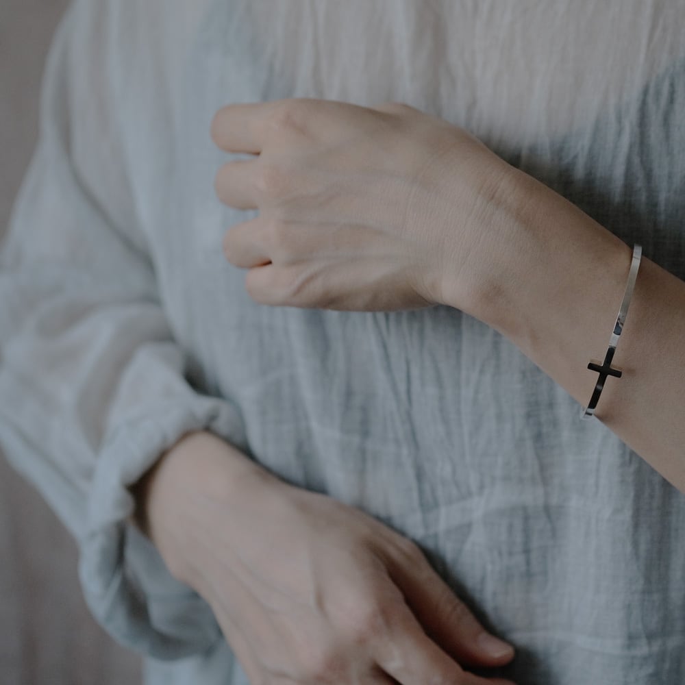 クロス バングル シルバー925 | クラウドジュエリー(Cloud-jewelry
