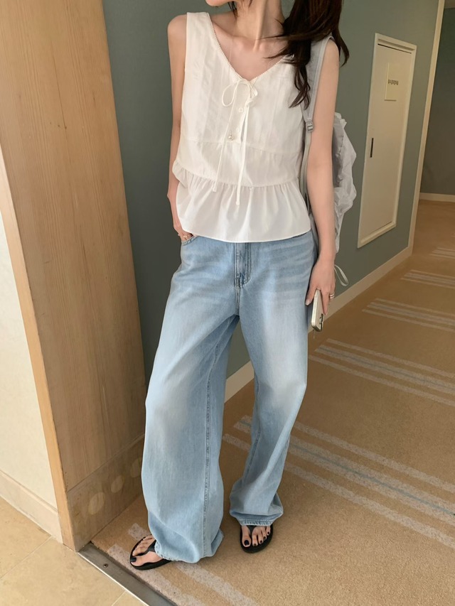 (予約) mellounge  / Lyocell washing denim 1color