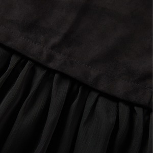 panel-design long skirt　J00431