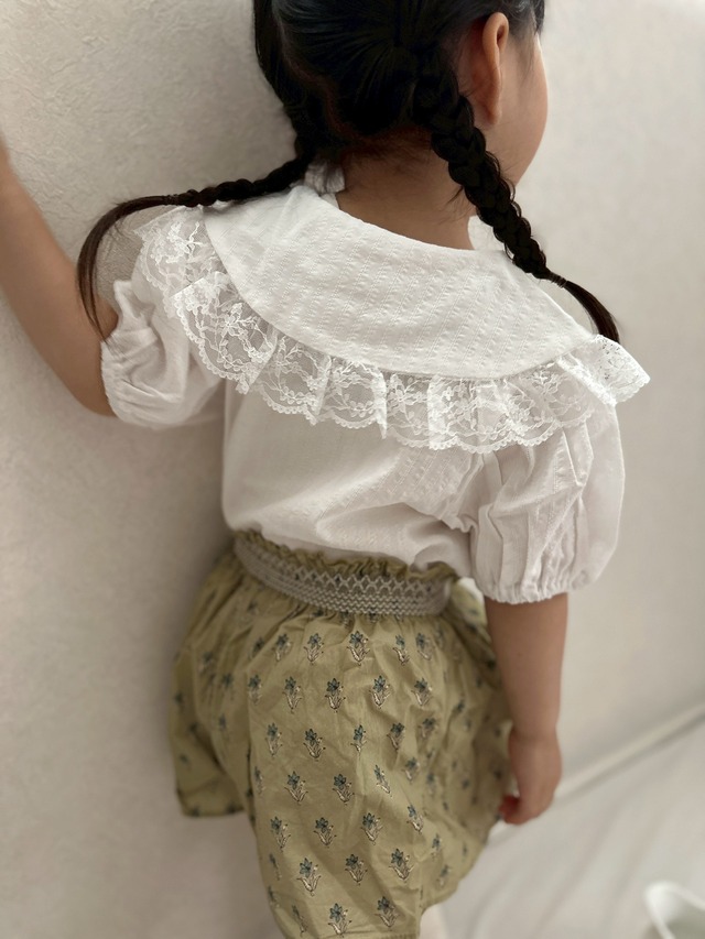【即納】anneshirley/(kids) Olivie blouse(cream/L)