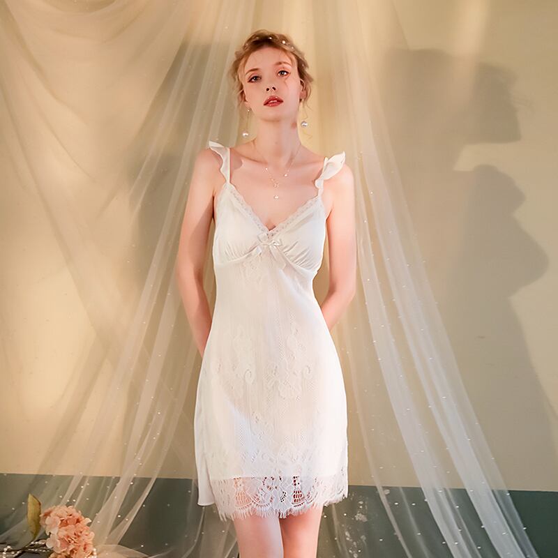 パジャマ ルームウェア レース 新作 かわいい YT8-FY455