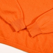 カシミヤ100% CASHMERE カシミヤ ニット セーター/オレンジ レディース