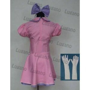 K1192 ディズニー ♪ デイジーダック 風 コスプレ衣装 cosplay