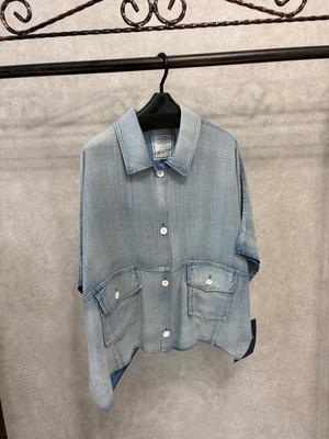 【ROBE】シアーデニム　ショートシャツジャケット　621473