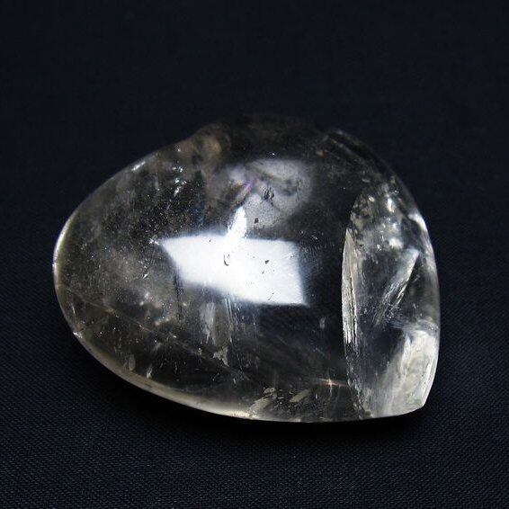 水晶 ハート置物 一点物 145-1487
