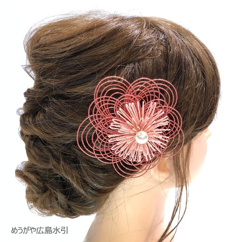 水引菊梅の髪飾り（5色）