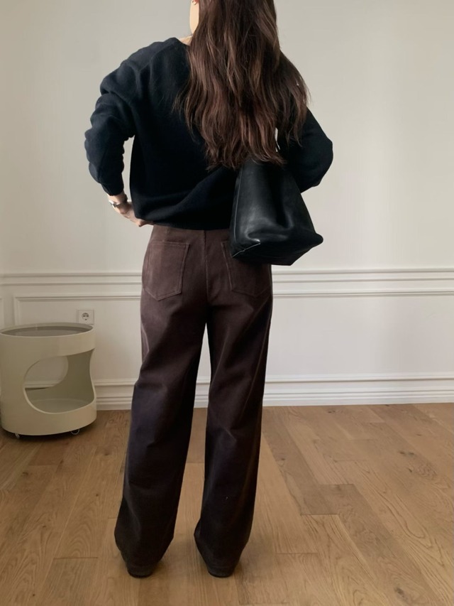 (予約) fl lanel / City corduroy pants 2color