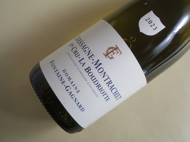 シャサーニュ・モンラッシェ　1級　ラ・ブードリオット　白　2023年　フォンテーヌ・ガニャール