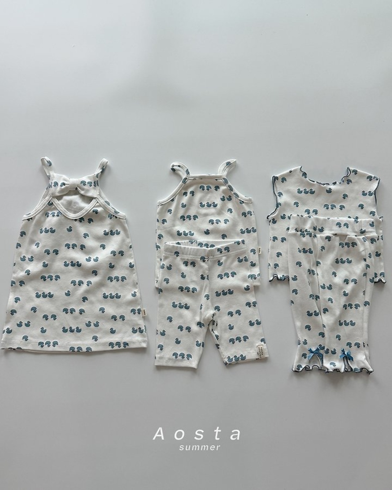 [Aosta] Ribbed Love Sleeveless / [아오스타] 골지러브나시