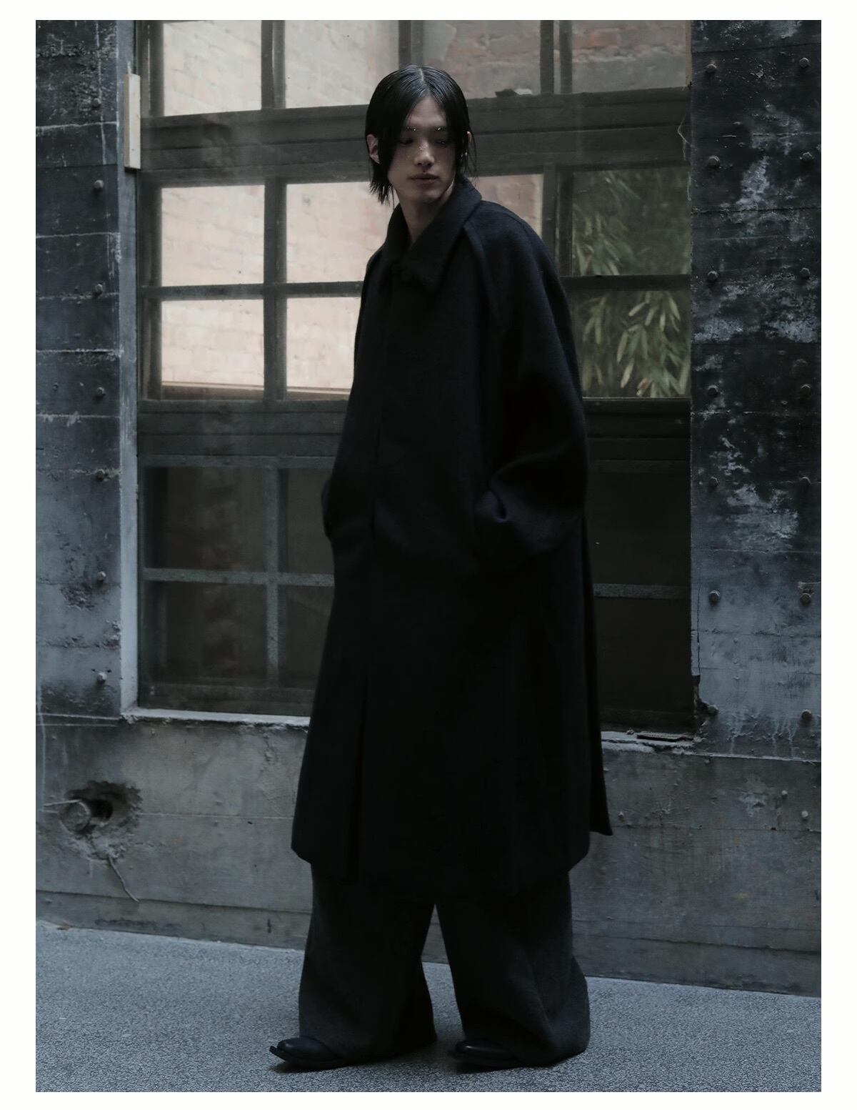 JCAESAR STUDIO Wool Priest Coat | 匁.Store