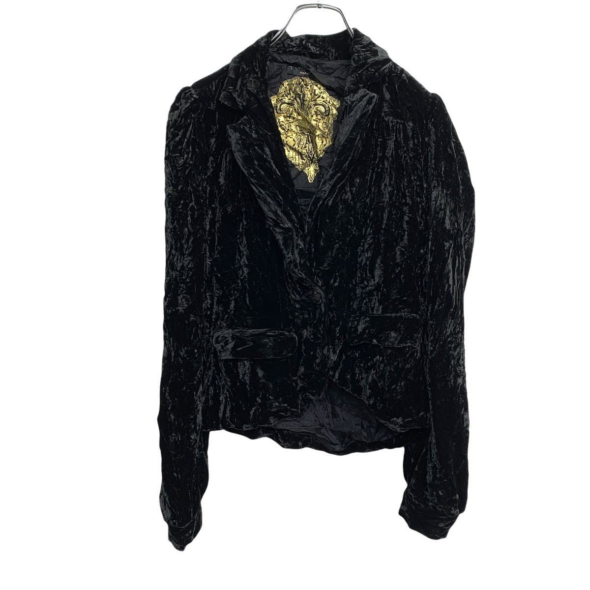 JAK&RAE ベロアジャケット レディースXSサイズくらい ブラック 古着卸