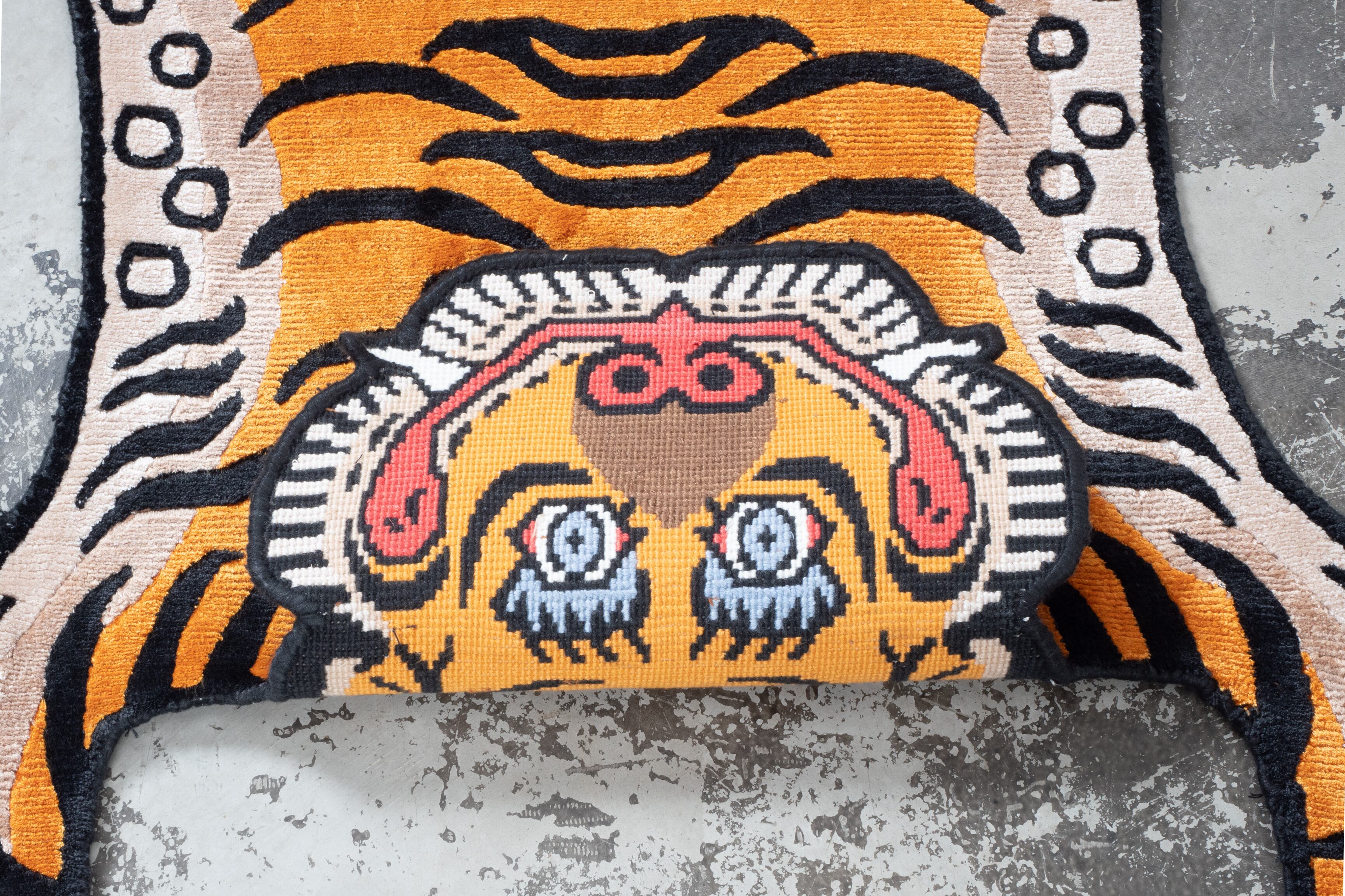 Tibetan Tiger Rug 《Sサイズ•シルク247》チベタンタイガーラグ