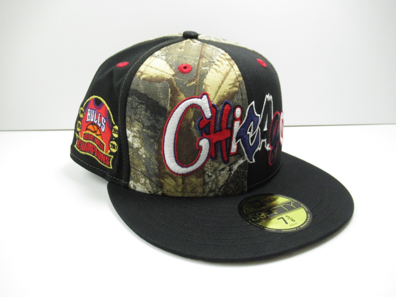 Exclusive NEW ERA 59fifty Chicago Bulls　シカゴ・ブルズ　BLAC×REAL TREE
