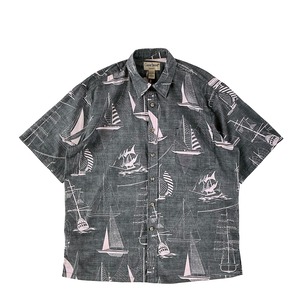 USED Aloha shirt / Cooke street / size L