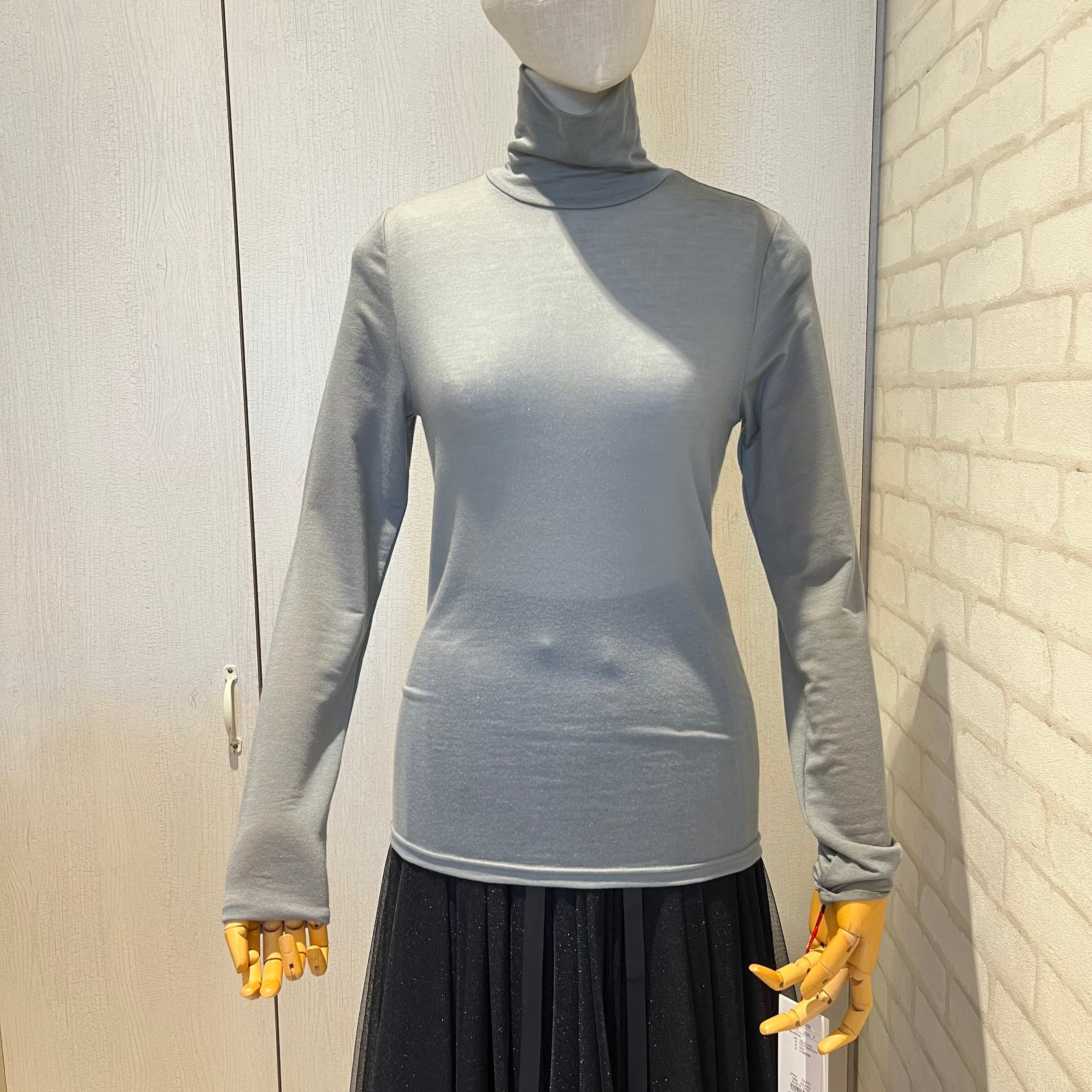 【再入荷】Dignite collier/80243450/カシミヤシルクソフトタートル(ブルーグレー)