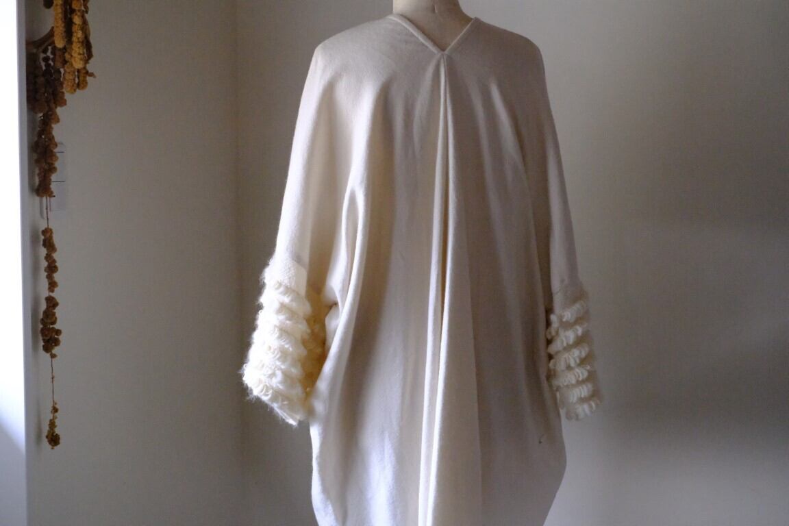 もしゃもしゃ羽織り　cl-081(WH)