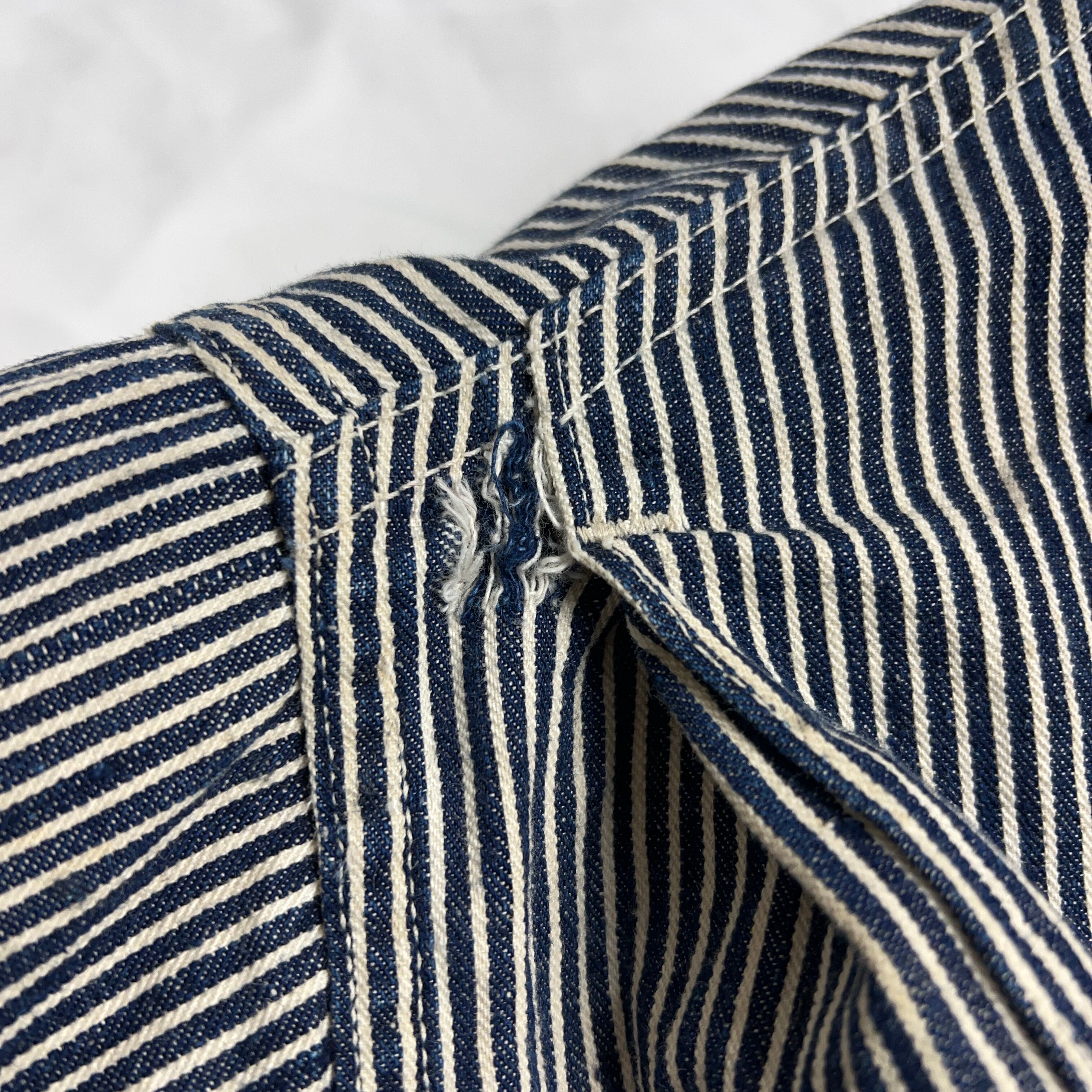 1940's HEADLIGHT Hickory Stripe Coveralls 40年代 ヘッドライト