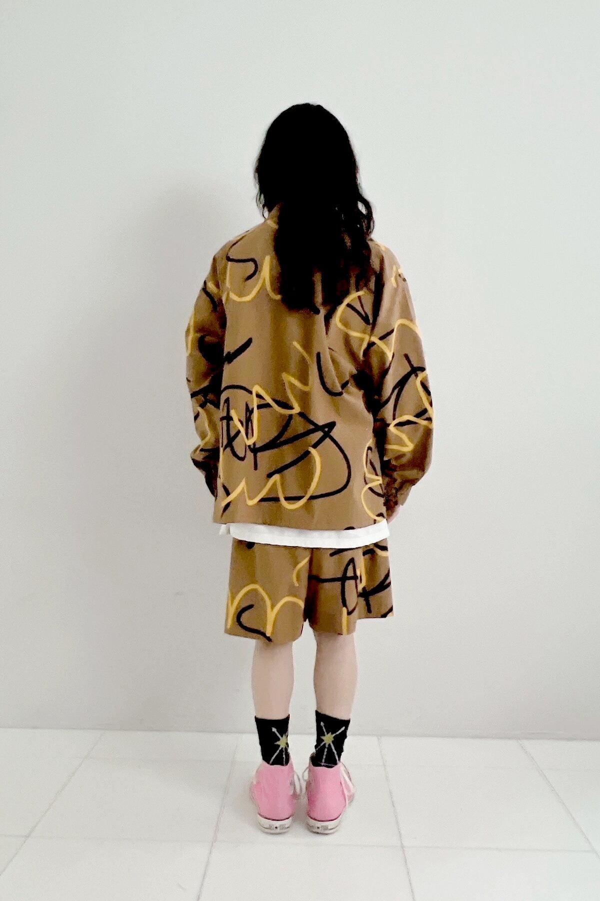 MIN-NANO×frankygrow】PATTERNED COVERALL - HORSE CLOTH VINTAGE / 1