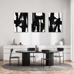 絵画/アートパネル/インテリア/モダン/北欧/おしゃれ　アートパネル　3枚セット(お取り寄せ商品)