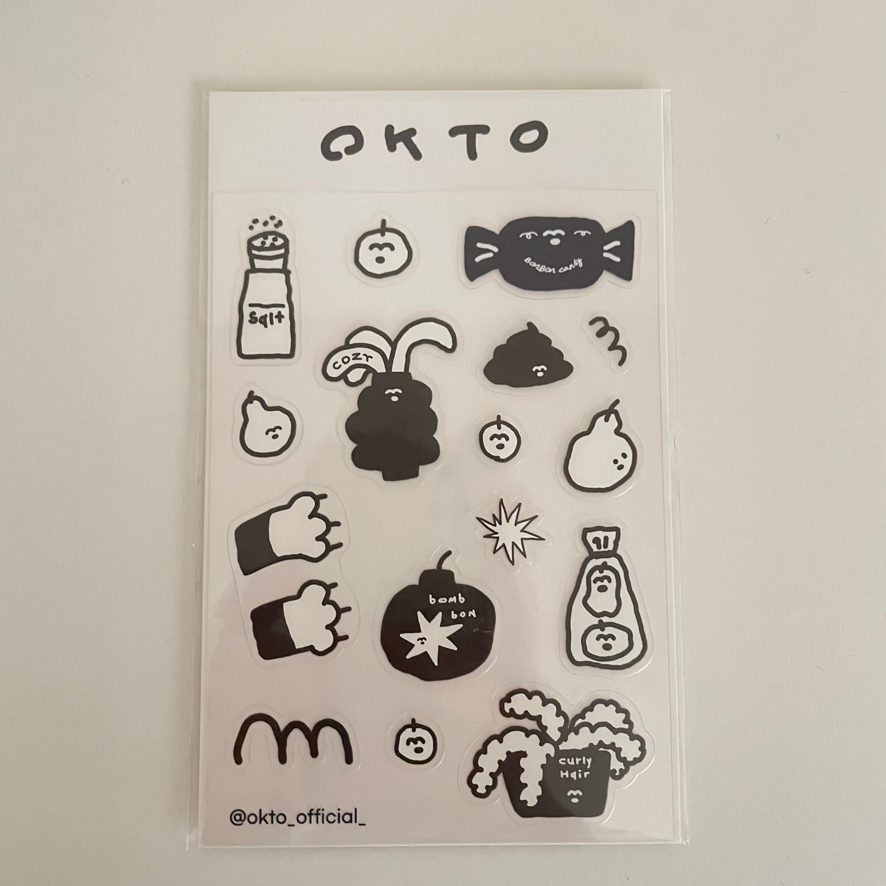 OKTO〔bon bon object sticker 2〕
